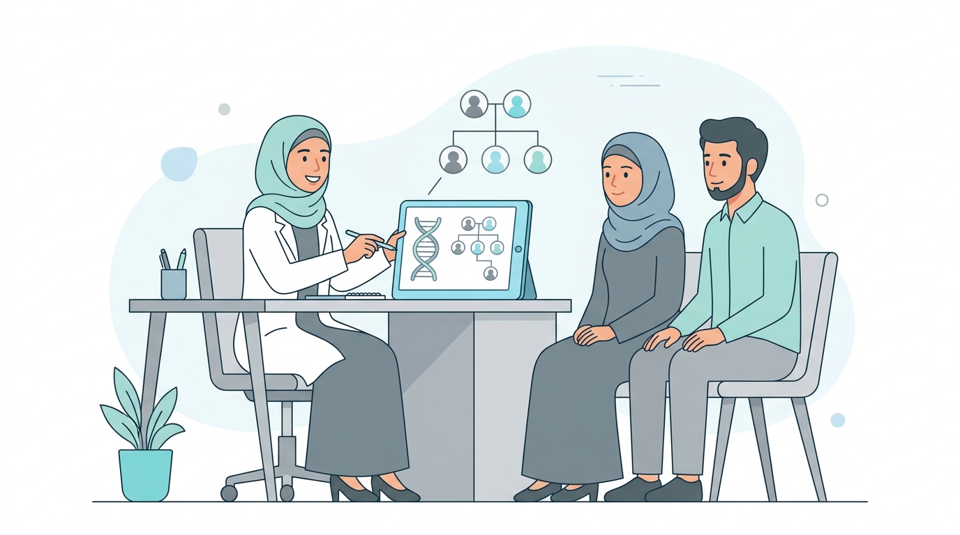 توضيح لأهمية الاستشارة الوراثية قبل الزواج