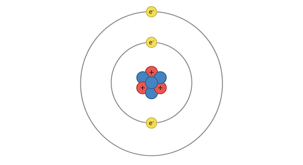 تركيب ذرة الليثيوم